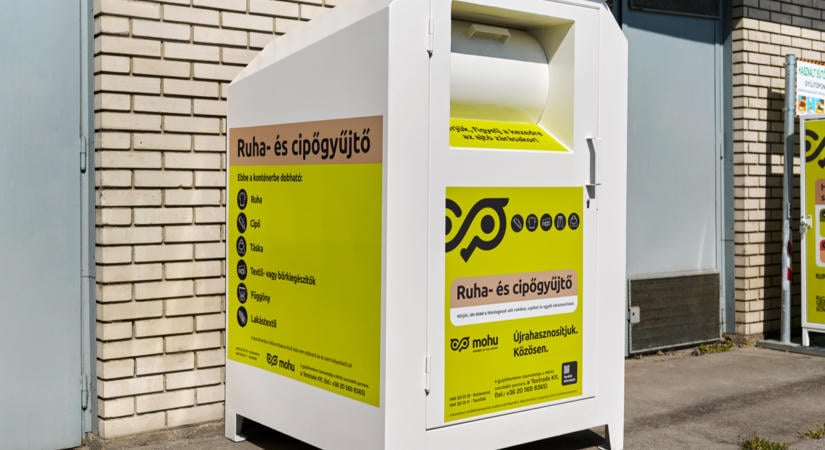 A MOHU tovább bővíti textilgyűjtő hálózatát