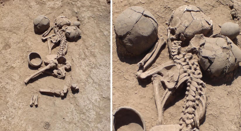 Aranypénzzel és pentagrammal temették el a 2000 éves harcost