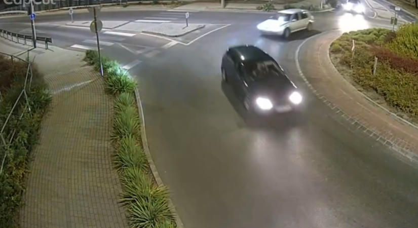 Driftpályának hitték a kaposvári körforgalmat, jöttek a rendőrök