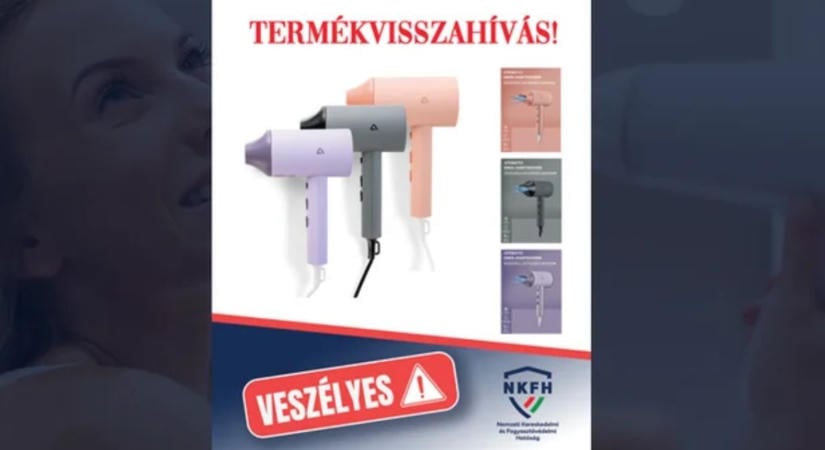 Áramütést okozhat ez a hajszárító! – Tűzveszély miatt hívta vissza termékét az ALDI