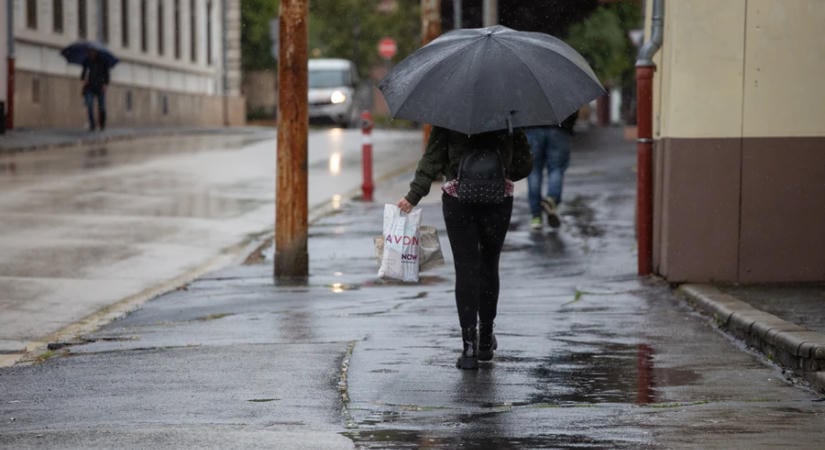 Pénteken még sokfelé lehet eső, majd szárazabb, naposabb idő várható