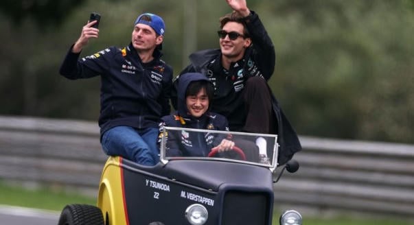 Verstappen Russellnek: Ne csinálj ekkora ügyet, inkább gyere szaunázni