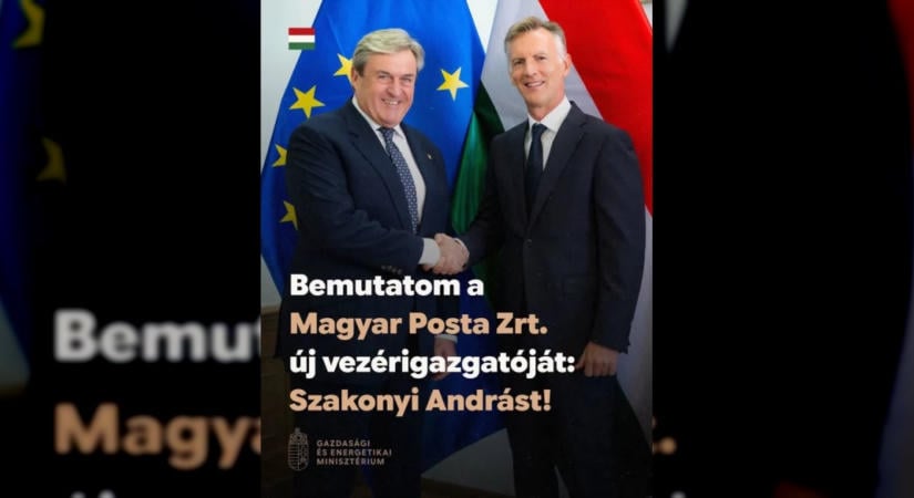Szakonyi András a Magyar Posta új vezérigazgatója