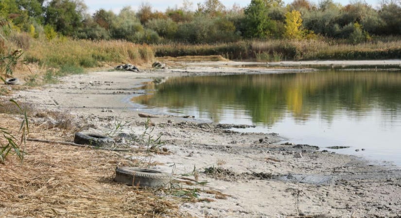 Megszűnt „gumis” lenni a Gumis-tó – most már a vízért kell aggódni – galériával, videóval