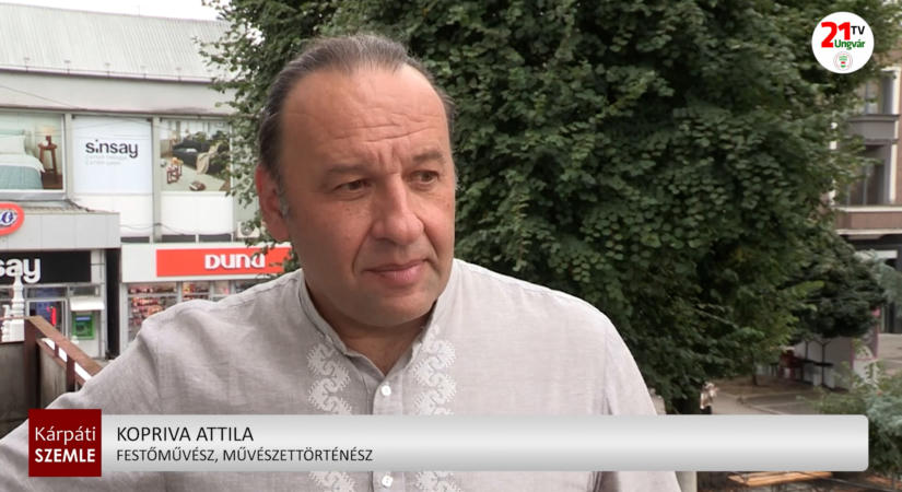 Két világban - Kopriva Attila festőművész önálló kiállítása (videó)