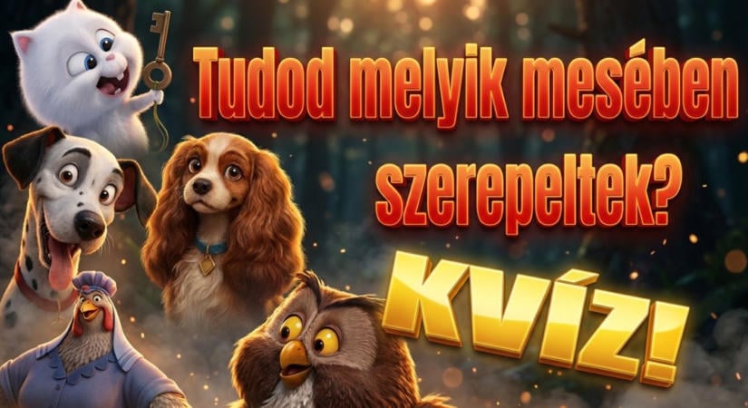 Kvíz: Tudod, melyik mesében szerepeltek? Mutasd meg, hogy rajzfilmes témában sem vagy elveszett!