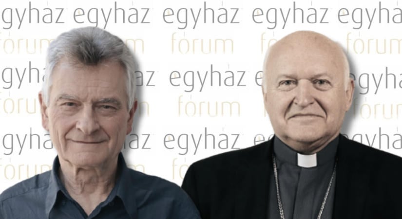 Német László bíboros elismerése a 40 éves Egyházfórum jubileumi konferenciáján