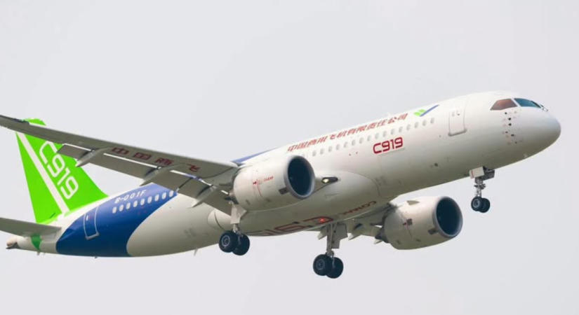 Elindult a Boeing és az Airbus kínai konkurense első nemzetközi útjára