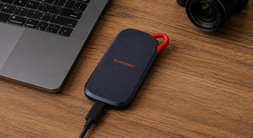 Kényelmesen zsebre rakható külső SSD jött a SanDisk műhelyéből