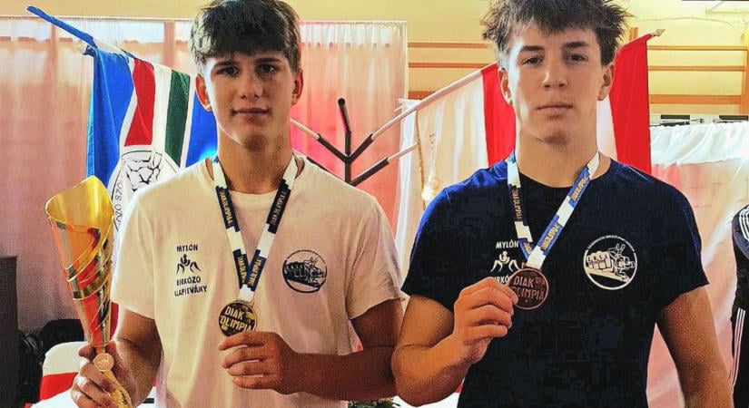 Szanati Máté diákolimpiai bajnok, Ugranyecz Flórián bronzérmes