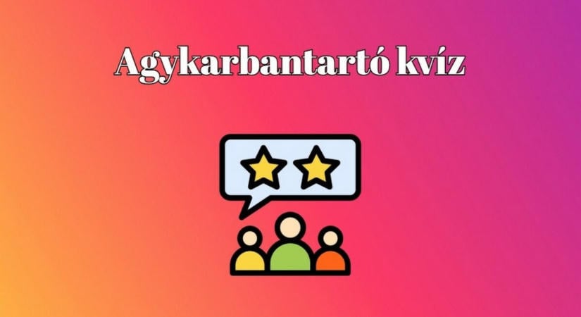 Igazi kvízkaland jött - Magas lehet az IQ-ja annak, aki elér ezen a napi kvízen 6 pontot