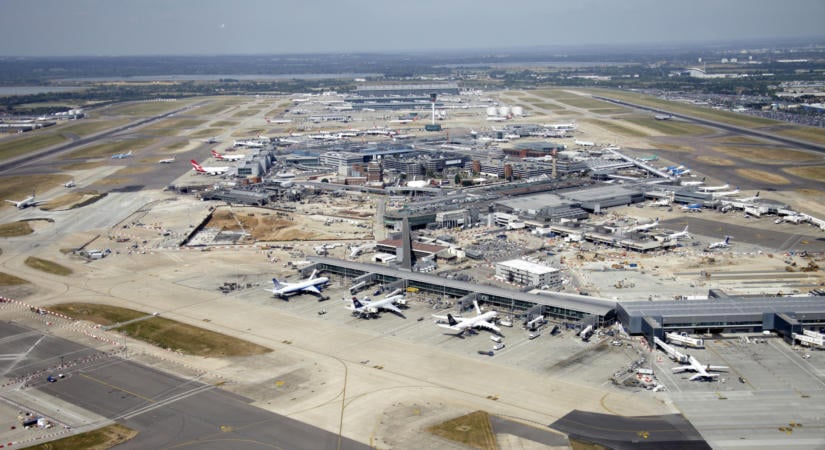 Megszólaltak a britek: éveket csúszhat a Heathrow reptér bővítése