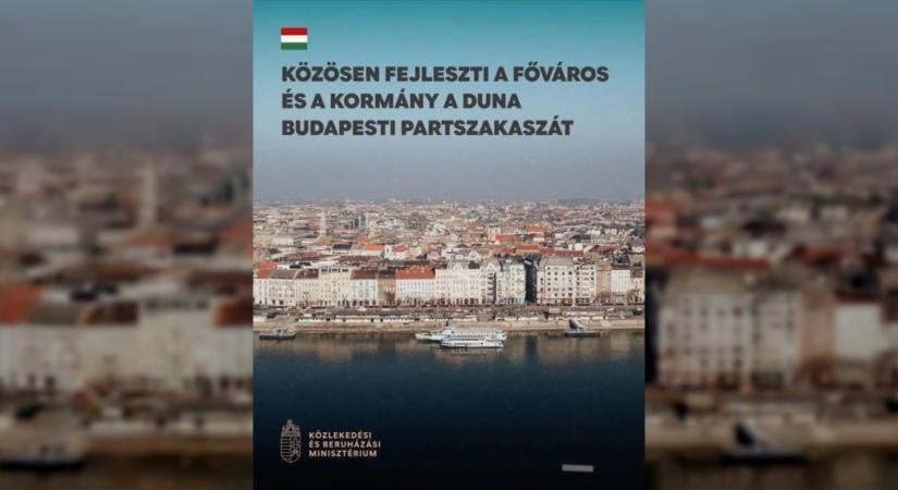 Közös tulajdonú céget alapít a kormány és a főváros a budapesti Duna-part fejlesztésére
