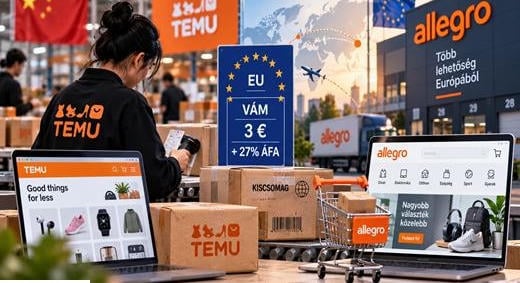 Egyelőre nem a magyar webshopok nyernek a kínai vámon – rágyorsított az Allegro