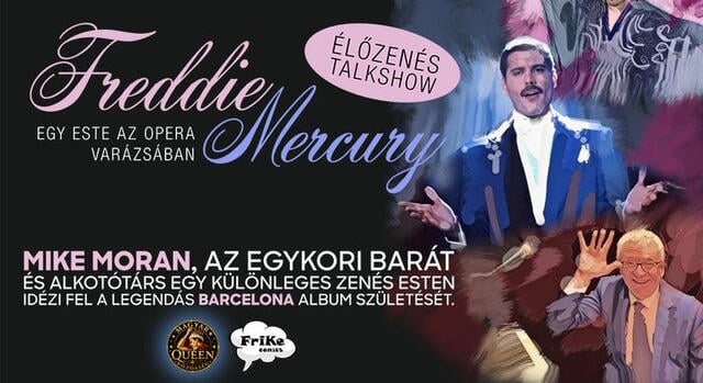 Freddie Mercury legendás Barcelona albumának kulisszatitkairól mesél Budapesten Mike Moran