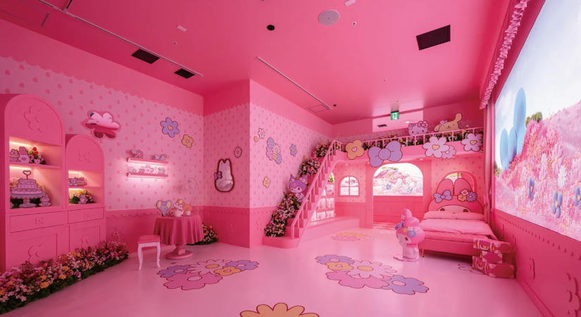 Hello Kitty-őrület Tokióban: megnyílt a hotel, ahol rajongóként beléphetsz a karakterek világába