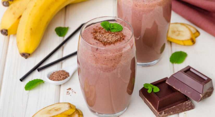 Fehérjében gazdag csokis shake reggelire