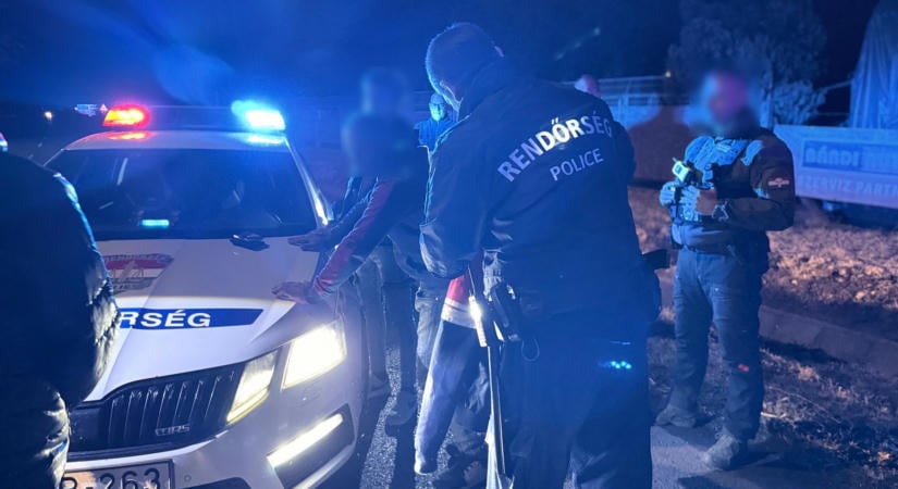 Drograzzia Hajdúböszörményben: hatan fennakadtak