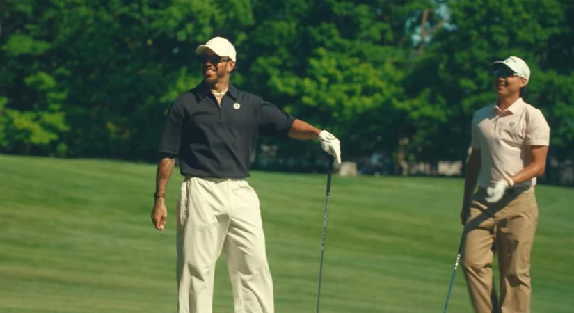 Lewis Hamilton új kihívása: golfütőt ragadott