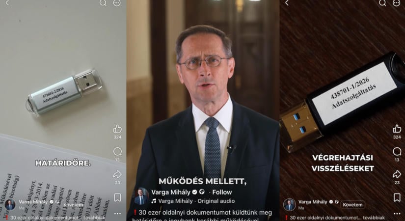 Varga Mihály 30 000 oldalnyi iratot adott át az MNB-botrányt vizsgáló bizottságnak