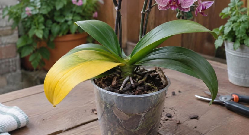 Sárgulni kezdett az orchidea levele? Nem mindegy, melyik levél változtat színt