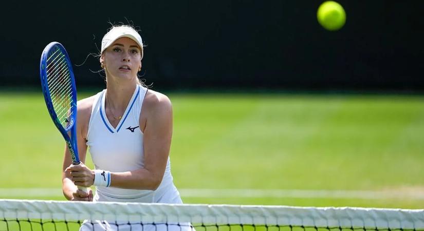 Wimbledon: Stollár Fanny nem jutott döntőbe vegyes párosban