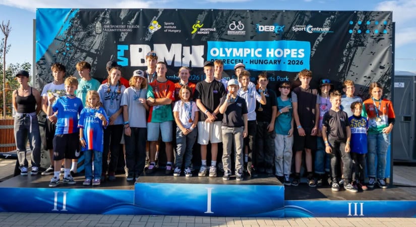 Debrecenben rendezték meg az első V4 BMX Olimpiai Reménységek versenyét