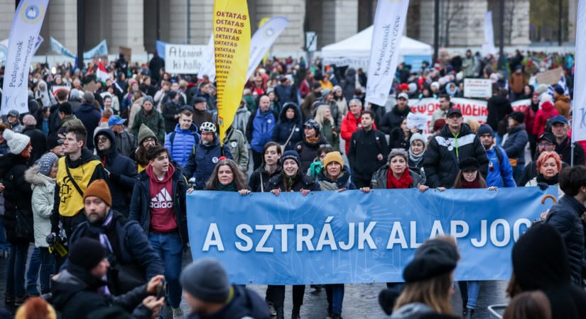 Sikerrel jártak a tanárok Strasbourgban, jogsértően korlátozta sztrájkjogukat az előző kormány