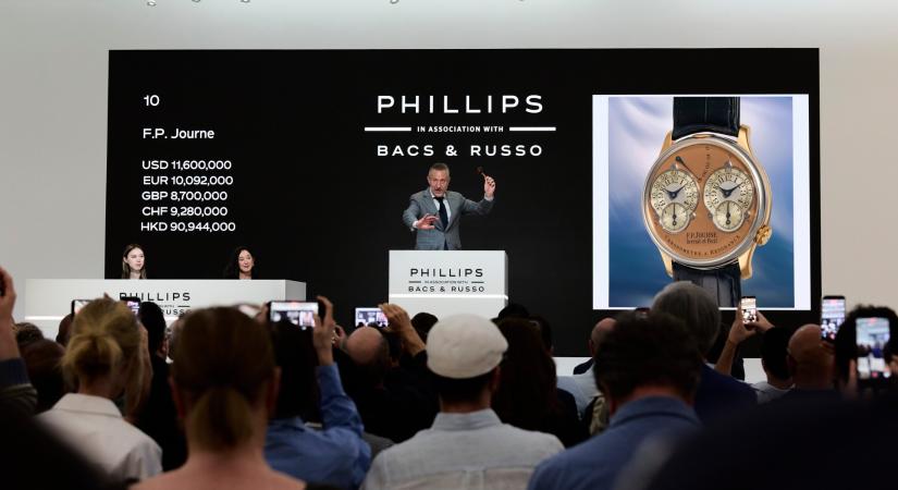 Eric Clapton luxusórája is rekordáron kelt el a Phillips aukcióján