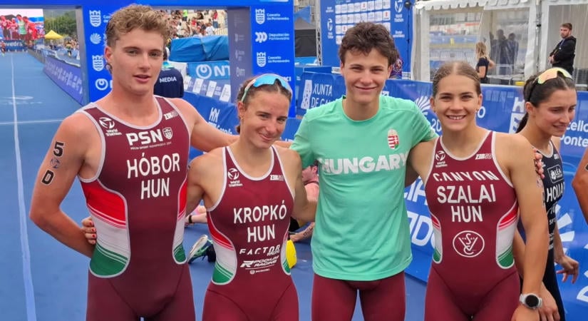 Megvan a 3. vb-érem: ezüstérmes a magyar junior/U23-as mixváltó