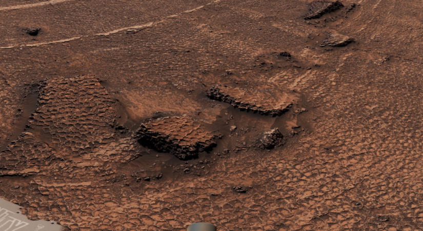 Méhsejt alakú mintázatot fedezett fel a Curiosity a Marson