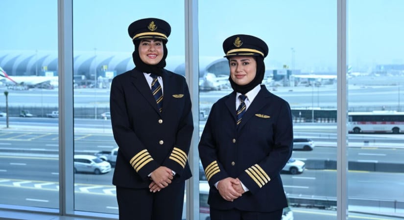 Történelmet írt az Emirates: két emirátusi női pilóta lett a Boeing 777 első női kapitánya