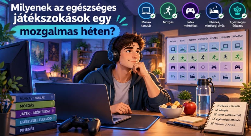 Milyenek az egészséges játékszokások egy mozgalmas héten?