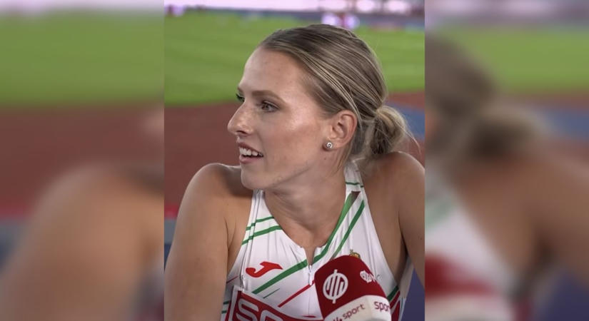 Videó: Takács Boglárka a kamerák előtt tudta meg, hogy egyetlen századdal maradt le a döntőről