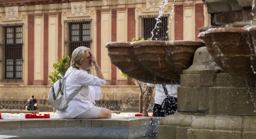 41,3 Celsius-fokot mértek Sevillában