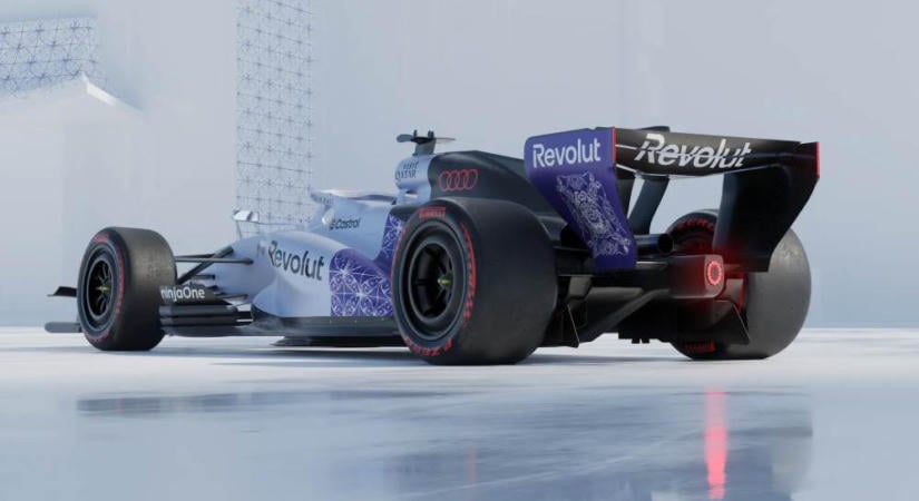 Szemkápráztató festést villant az F1-csapat