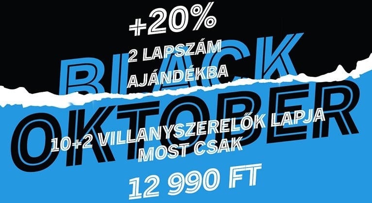 BLACK OKTÓBER ajánlat VL-nél