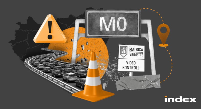 Tömegkarambol történt az M0-son, több kilométeres a torlódás