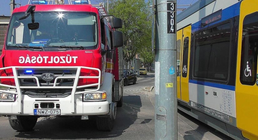 TramTrainnel ütközött egy autó Hódmezővásárhelynél
