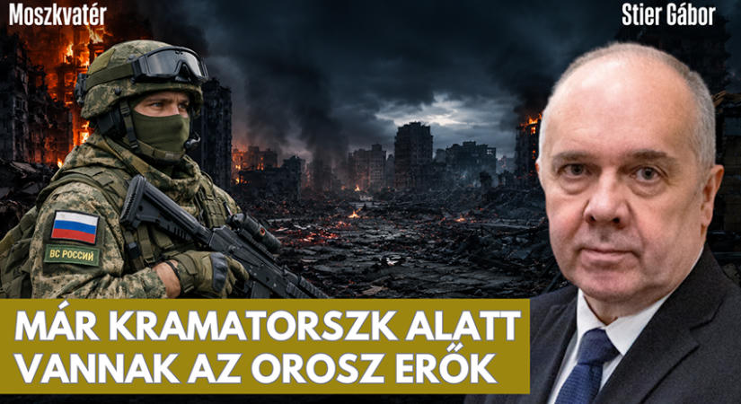 Már Kramatorszk alatt vannak az orosz erők