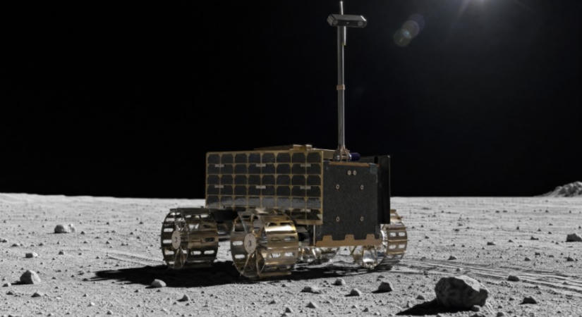 Európai rover indul a Hold déli sarkvidékére, hogy jég után kutasson
