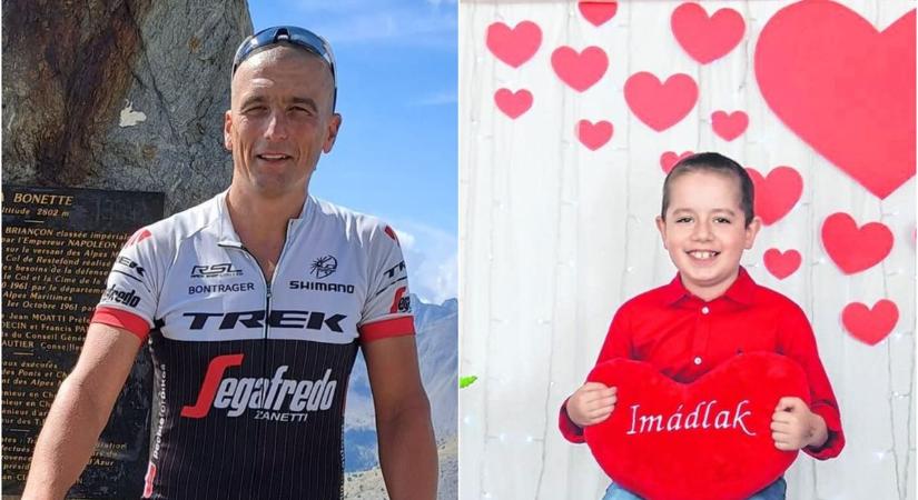Amikor a pedálok az életért forognak – Pető Tibor jótékonysági útja a besenyődi Ádiért