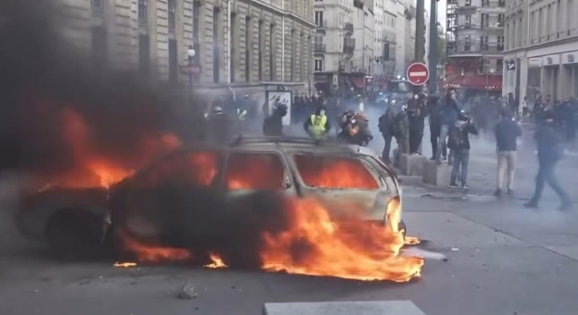Pusztítás Franciaországban: Macron is haragra gerjedt, erre figyelmeztetett