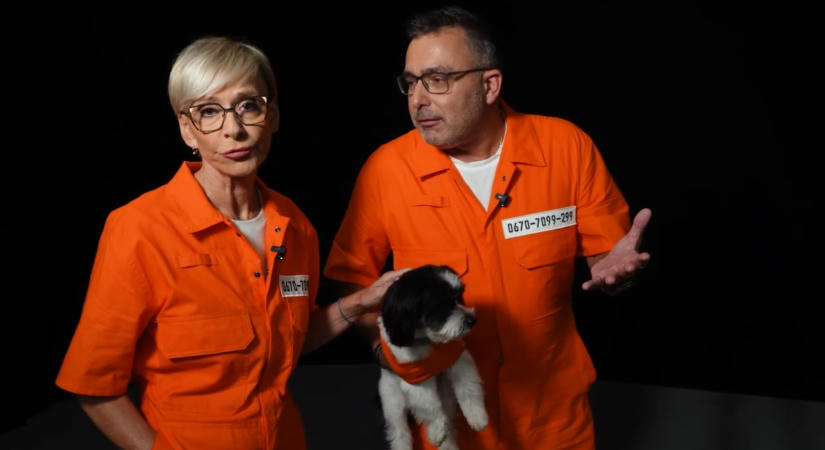 Karcsikával a karjukon vág neki Sváby András és Jakupcsek Gabriella a Most Wantednek