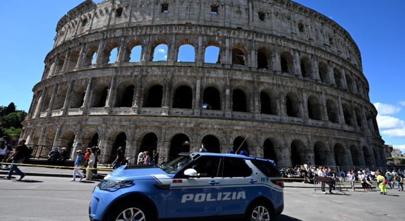 A római Colosseum és környéke kiemelt ellenőrzésű zónának számít karácsonyig