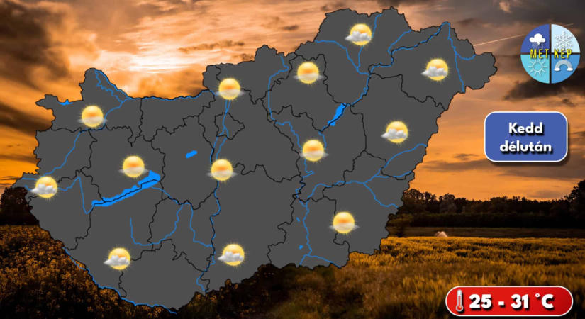 Kellemesen meleg idővel startol a meteorológiai ősz