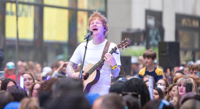 Ed Sheeran egész turnéja bánja a popsztár jó fiús imidzsét