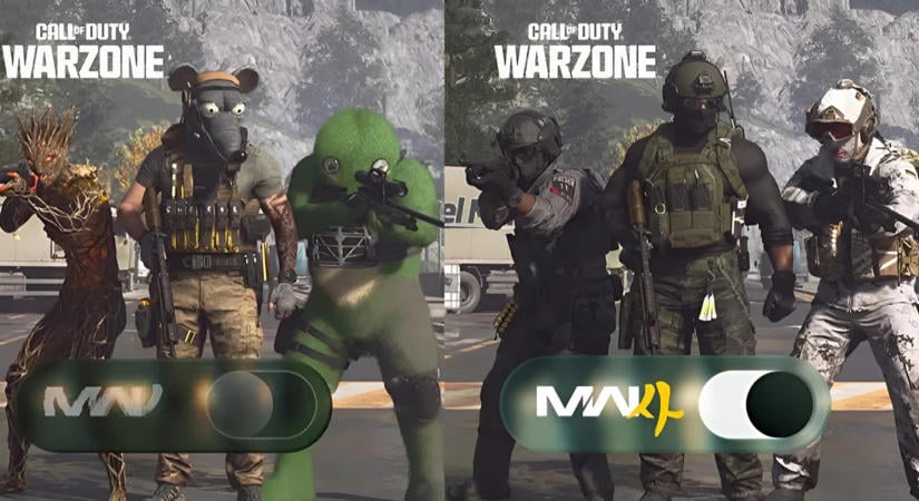 Végre kikapcsolhatjuk a Warzone idióta skinjeit – De mi a helyzet a többi Call of Duty-val?