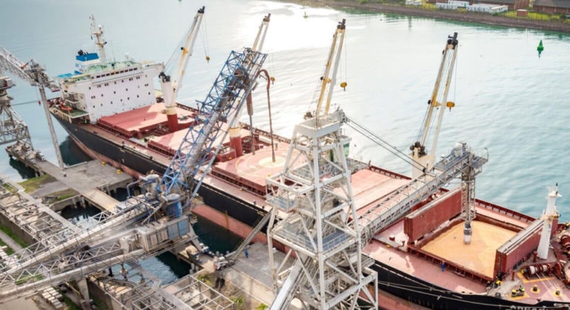 Ukrajna szeptemberben a lehetséges mezőgazdasági export kevesebb mint felét tudta teljesíteni