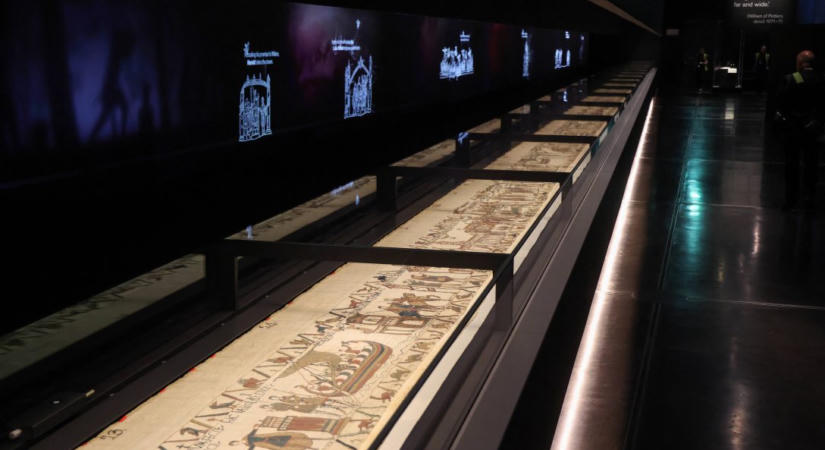 Történelmi léptékű érdeklődés övezi a bayeux-i kárpitot